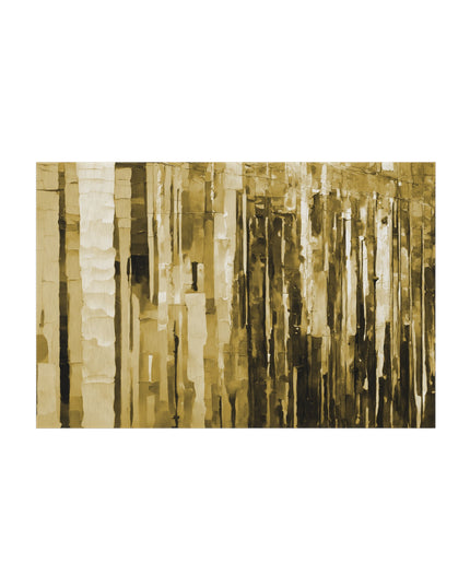 Striped Light Brown 48" x 72" Outdoor Rug