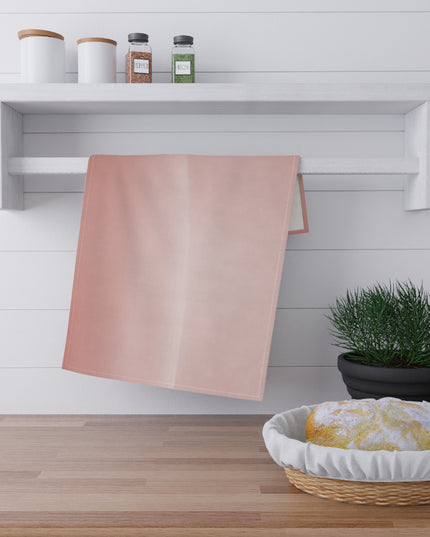Rose Red Fade Tea Towels (cotton, poly), 18" x "30
