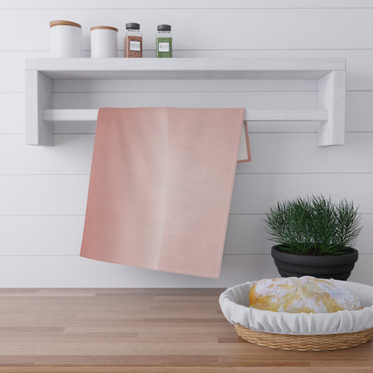 Rose Red Fade Tea Towels (cotton, poly), 18" x "30