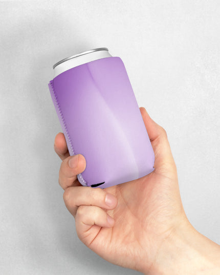 Soft Lavender Fade 12 oz Can Cooler Sleeve