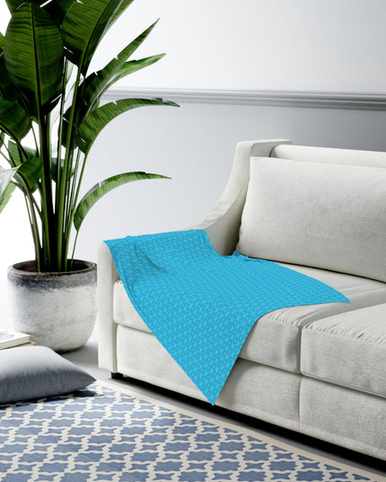 Blue Green Star-crossed Bodies Baby Swaddle 30″×40″ Blanket