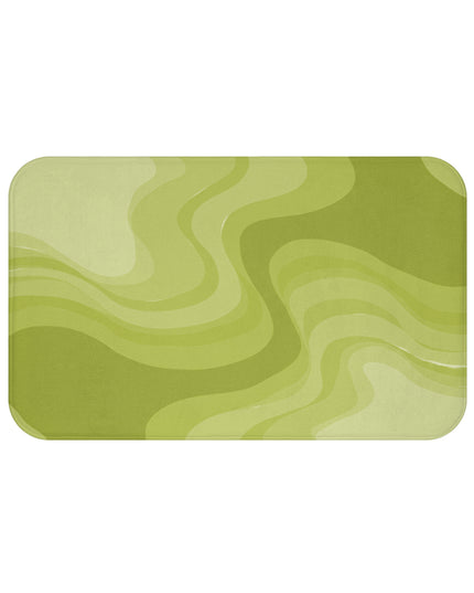Lemon Wavey 34" x 21" Bath Mat