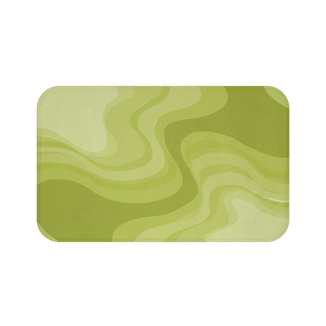 Lemon Wavey 34" x 21" Bath Mat