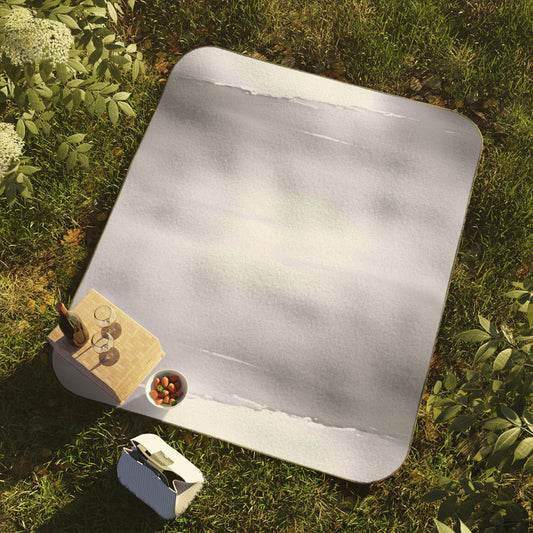 Sephia Sea Dark Fog 61" × 51" Picnic Blanket