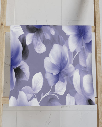 Indigo Blossom Floral Bunch Hand Towel, 16" x 28"