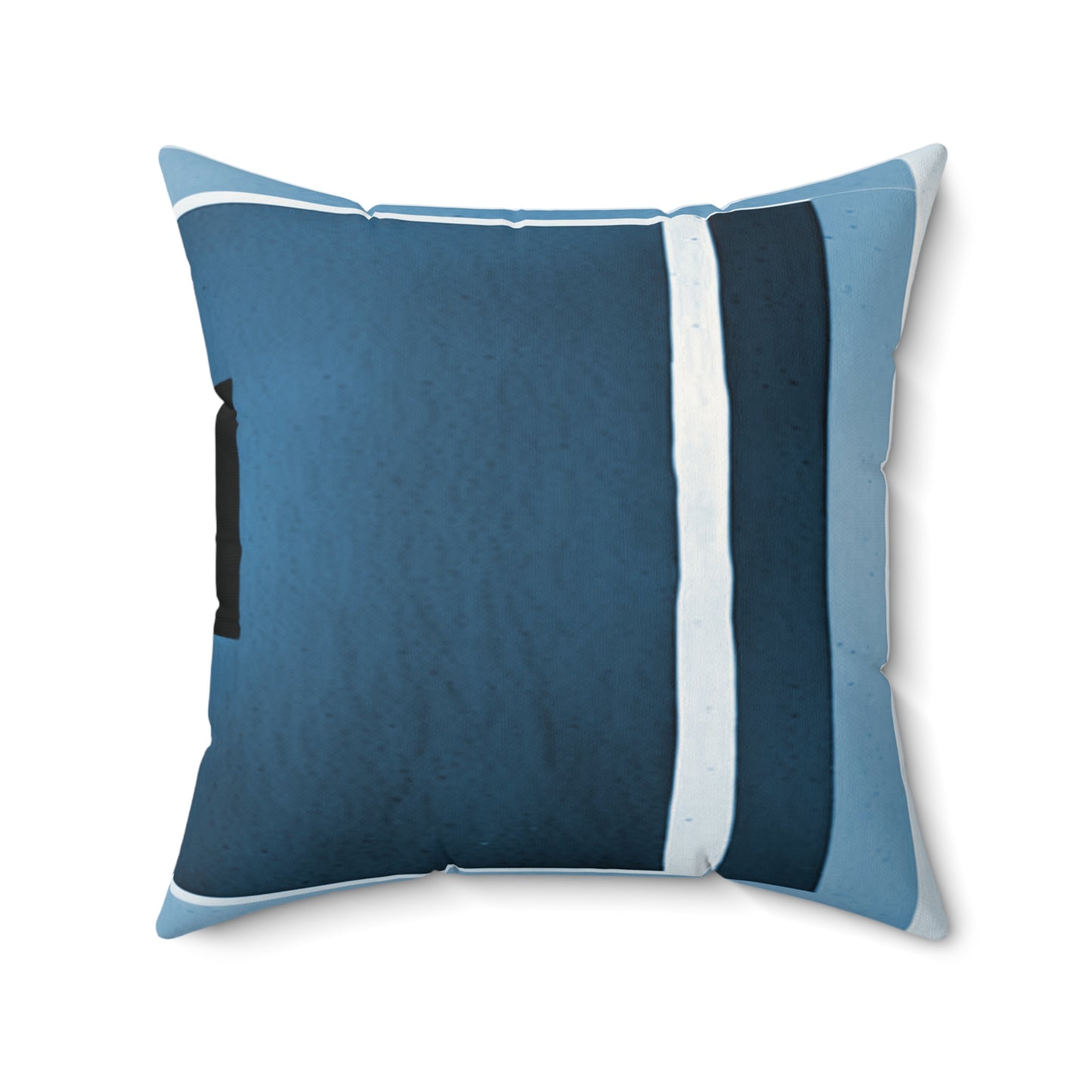 Blue Shadow 20" x 20" Faux Suede Square Pillow