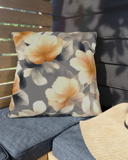 Soft Blossom Floral Bunch 20" x 20" Outdoor Pillow