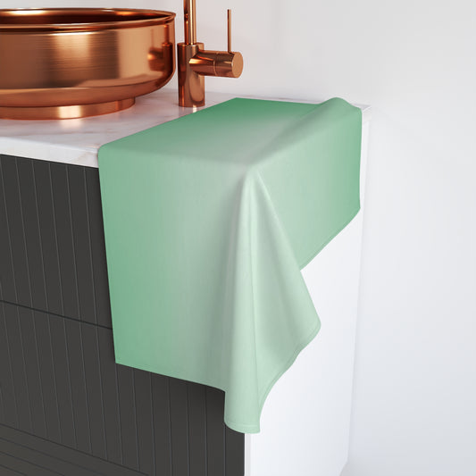Mint Fade Hand Towel, 16" x 28"