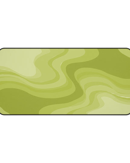Lemon Wavey 16" x 32" Desk Mat
