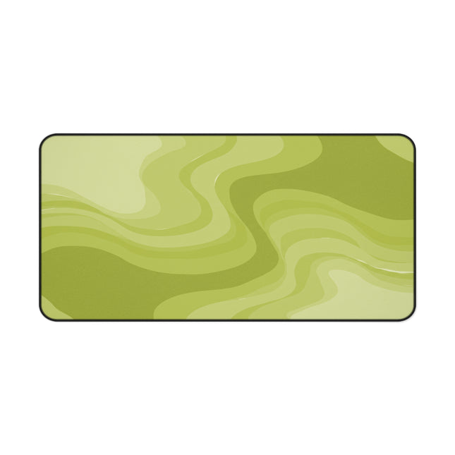 Lemon Wavey 16" x 32" Desk Mat