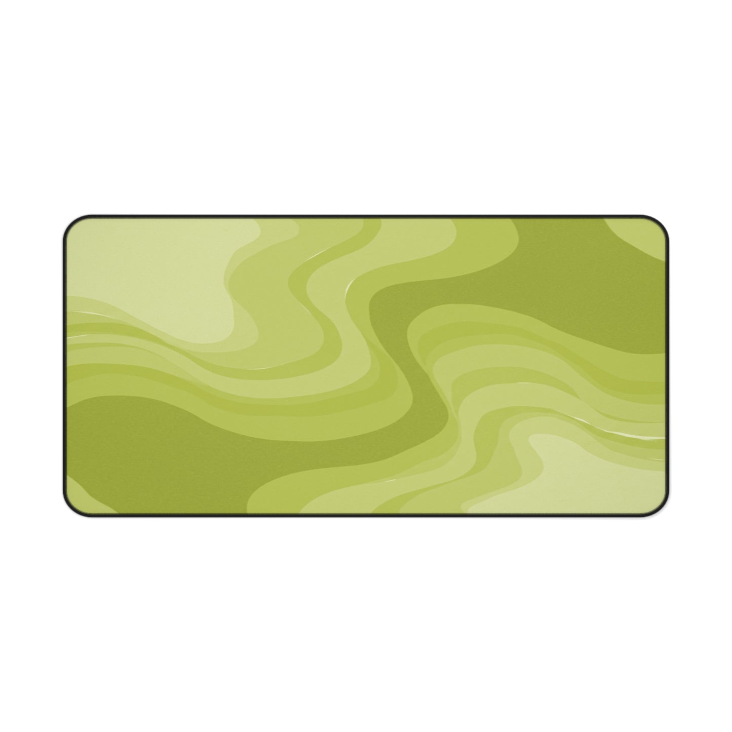 Lemon Wavey 16" x 32" Desk Mat