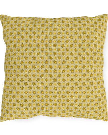 Lemongrass Star-crossed Bodies 16" x 16" Outdoor Pillow