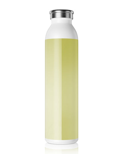 Lemon Fade Slim Water Bottle, 20 oz White