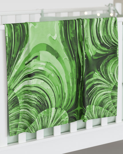 Uzi Spiral Mint Pastel Baby Swaddle 30″×40″ Blanket
