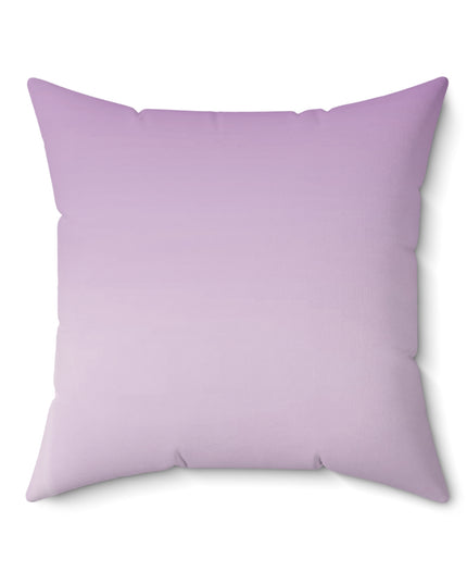 Soft Lavender Fade 20" x 20" Faux Suede Square Pillow
