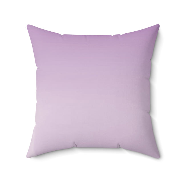 Soft Lavender Fade 20" x 20" Faux Suede Square Pillow