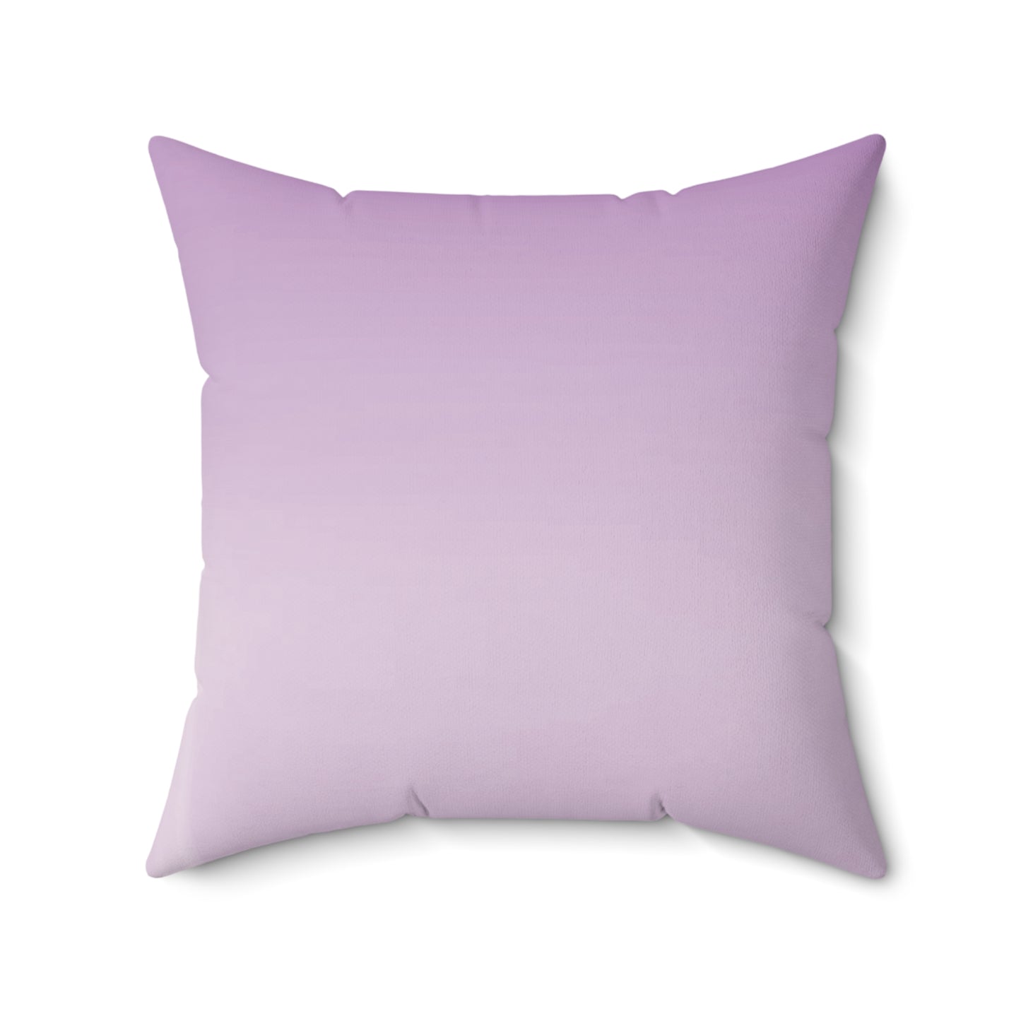 Soft Lavender Fade 20" x 20" Faux Suede Square Pillow