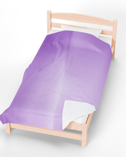 Soft Lavender Fade Velveteen Plush Blanket, 60" x 80"