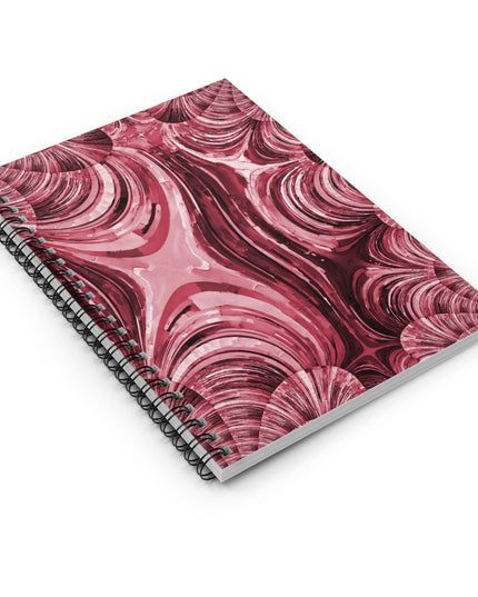 Uzi Spiral Ruby Spiral Notebook - Ruled Line, 6" x 8", 118 pages