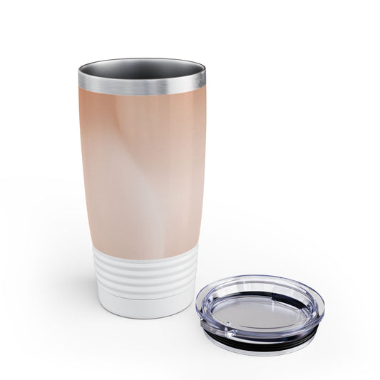 Soft Fade Ringneck Tumbler, 20oz in white, steel and black