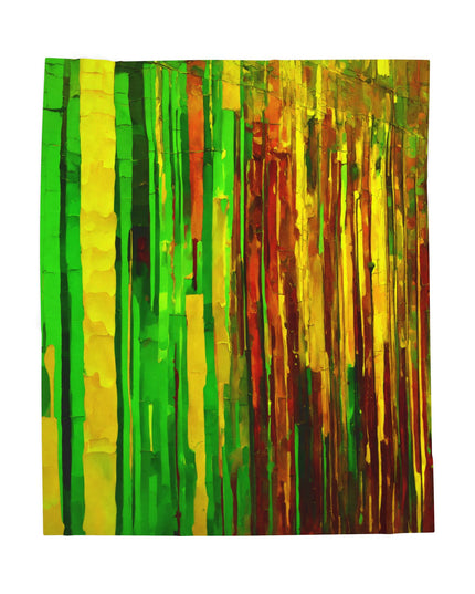 Striped Beta Velveteen Plush Blanket, 50" x 60"