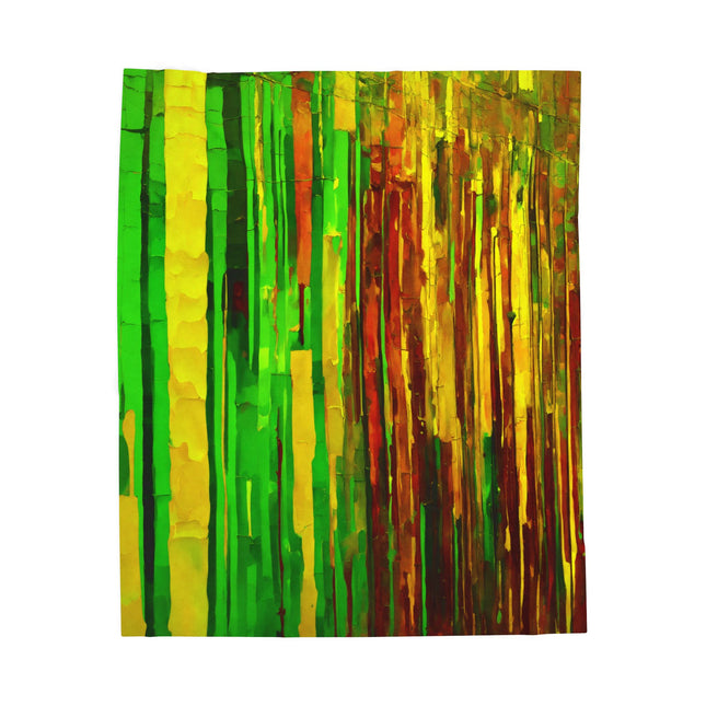 Striped Beta Velveteen Plush Blanket, 50" x 60"