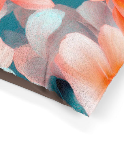 Orange Blossom Floral Bunch Pet Bed, 50" × 40"