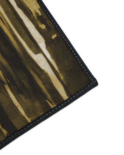 Striped Light Brown 48" x 72" Heavy Duty Floor Mat