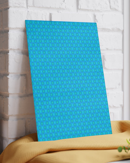 Light Blue Star-crossed Bodies Glass Cutting Board,  8" x 11"
