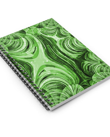 Uzi Spiral Mint Pastel Spiral Notebook - Ruled Line, 6" x 8", 118 pages