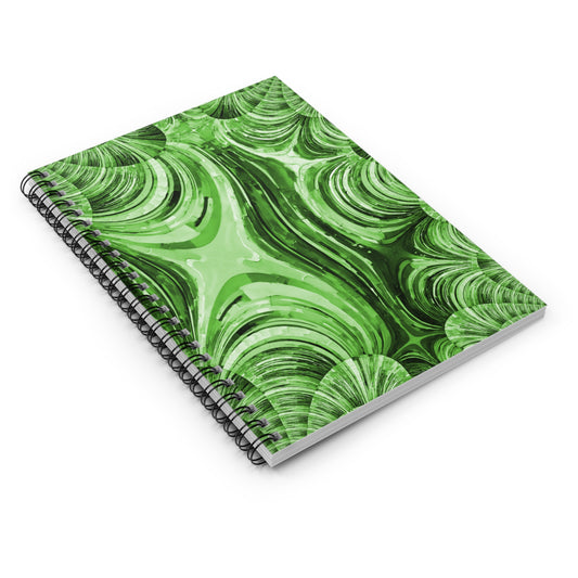 Uzi Spiral Mint Pastel Spiral Notebook - Ruled Line, 6" x 8", 118 pages
