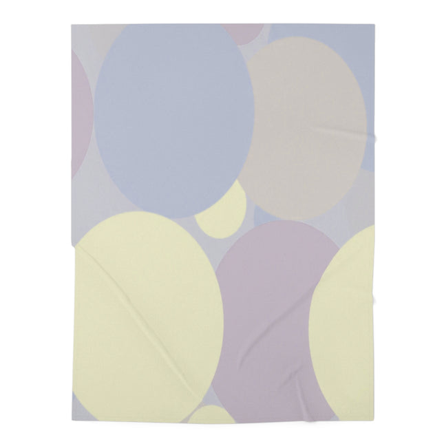 Pastel Soft Blue and Soft White Patches Baby Swaddle 30″×40″ Blanket