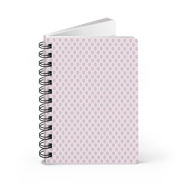 Pink Mornings Star-crossed Bodies Spiral Bound Journal, 5" x 7" 150 pages