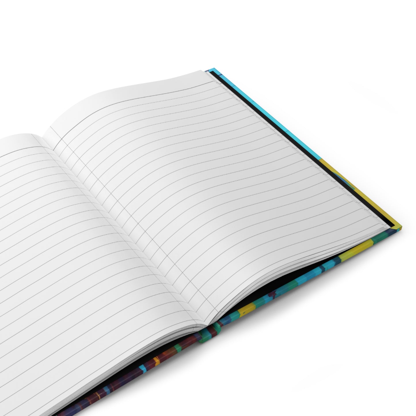 Striped Alpha 5.75" x 8" Hardcover Journal Matte with 150 lined pages