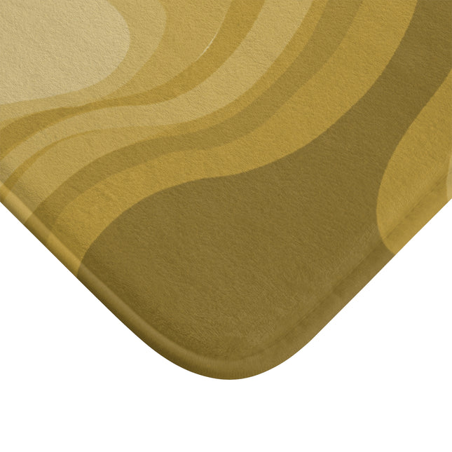 Brown Wavey 24" x 17" Bath Mat