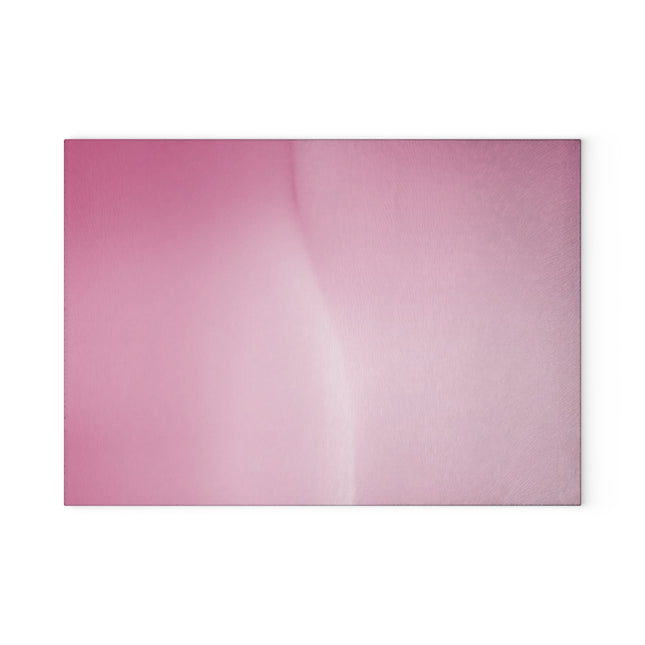 Pink Blush Fade 8" x 11" Glass Cutting Board