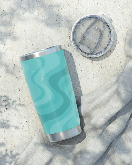 Tif Green Wavey Vagabond 20oz Tumbler