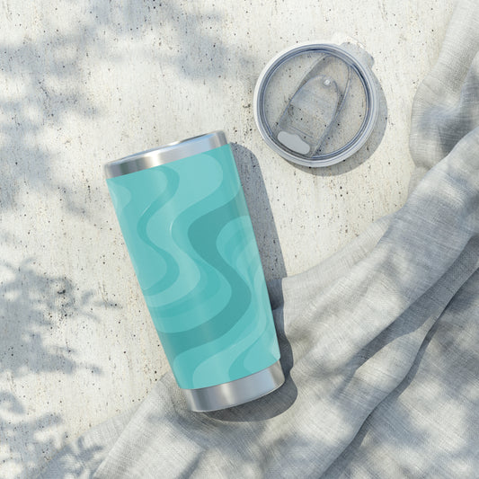 Tif Green Wavey Vagabond 20oz Tumbler