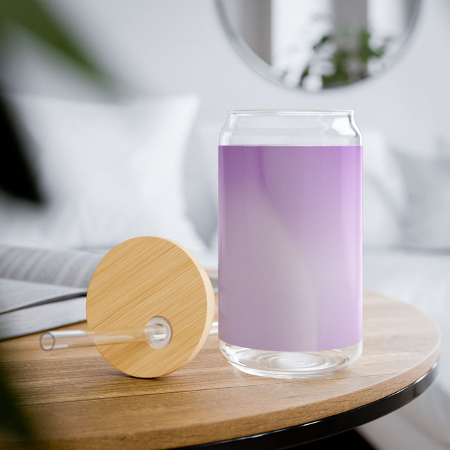 Soft Lavender Fade Sipper Glass, 16oz