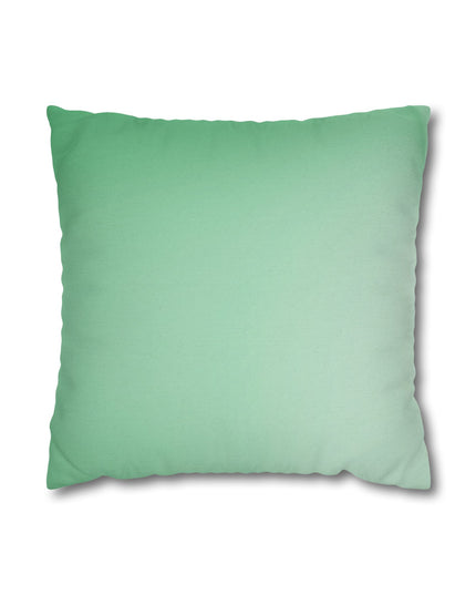 Mint Fade Spun Polyester Square Pillowcase, 14" x 14"