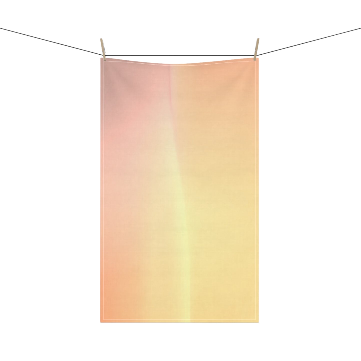 Hot Peach Fade Tea Towels (cotton, poly), 18" x "30