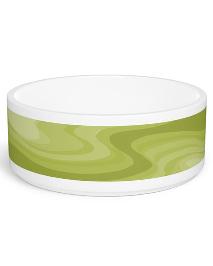 Lemon Wavey 16 oz Pet Bowl