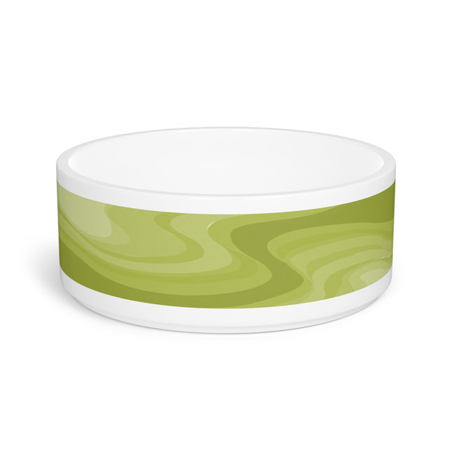 Lemon Wavey 16 oz Pet Bowl