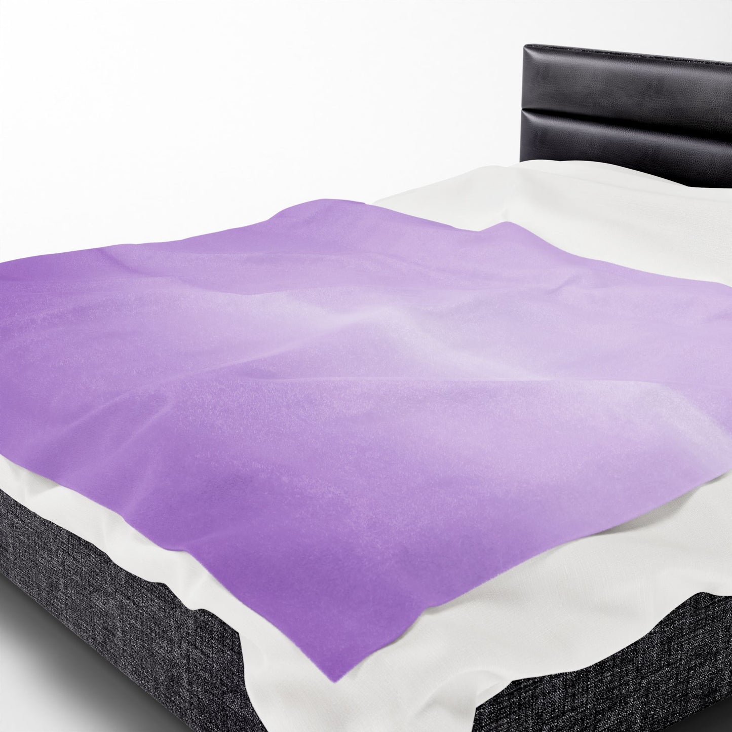 Soft Lavender Fade Velveteen Plush Blanket, 60" x 80"