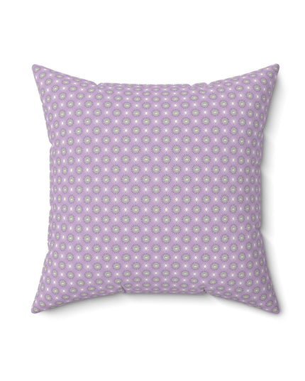Lavender Star-crossed Bodies Faux Suede Square Pillow, 18" x 18"
