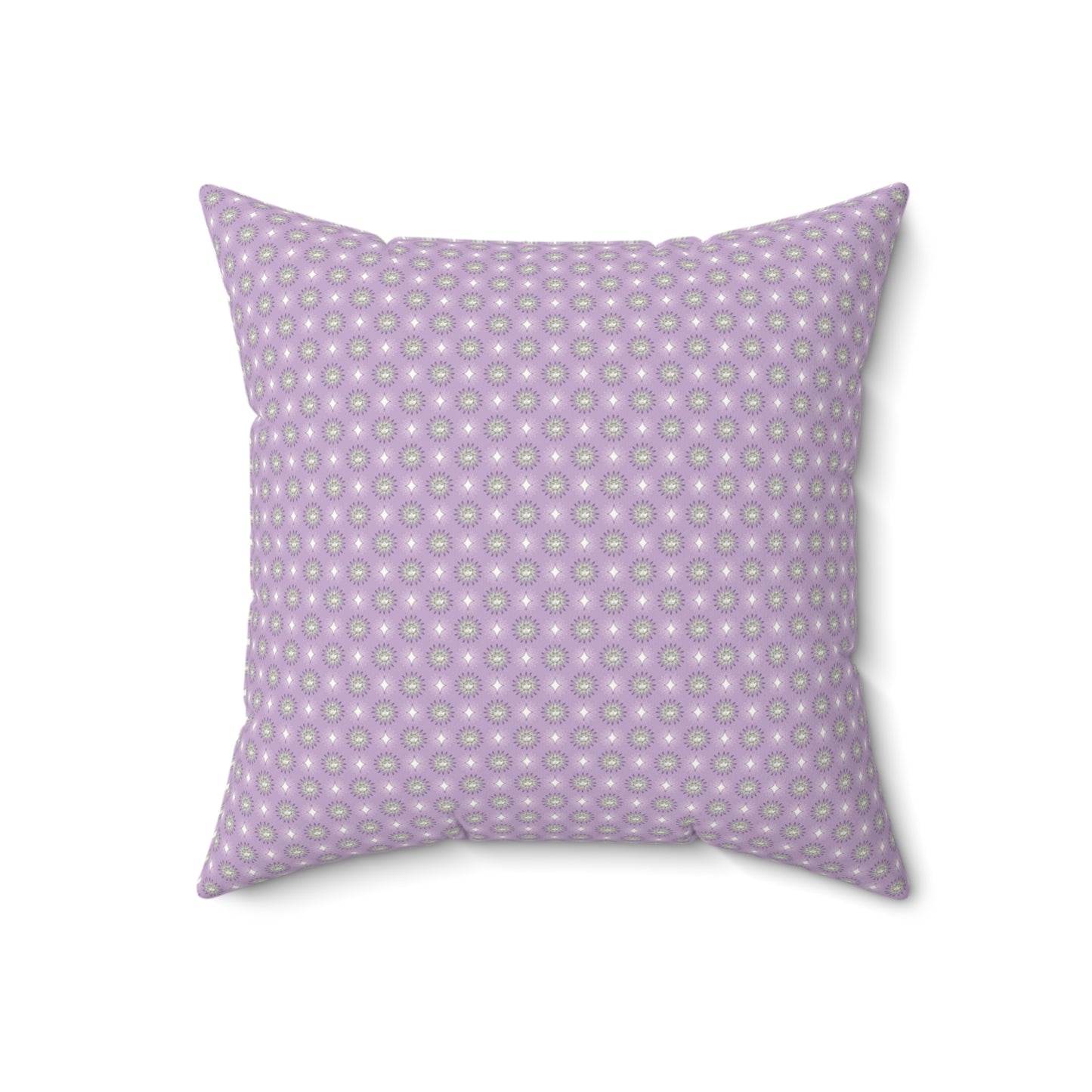 Lavender Star-crossed Bodies Faux Suede Square Pillow, 18" x 18"