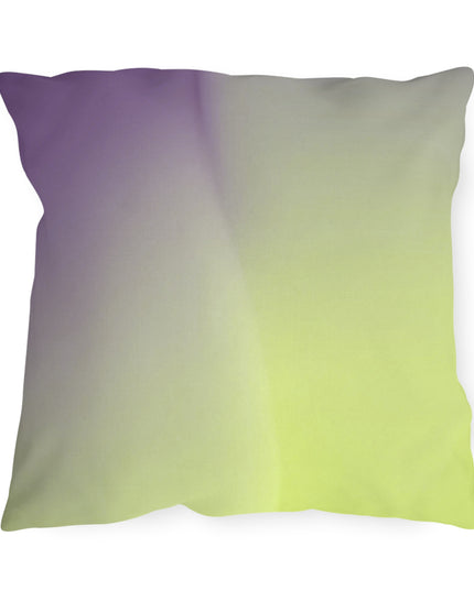Purple Golden Fade 18" x 18" Outdoor Pillow