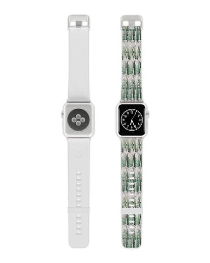 Mini Vintage Green Trees Watch Band for Apple Watch 8x.75/38-40mm/8x.75/42-44mm