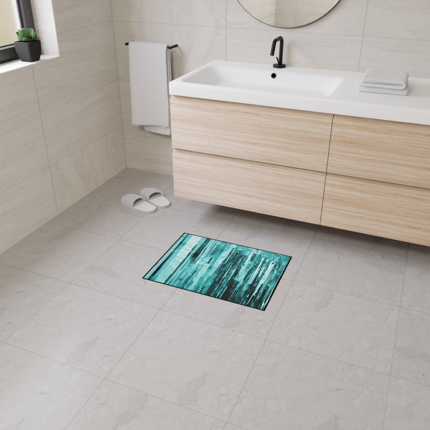 Striped Tif 18" x 24" Heavy Duty Floor Mat