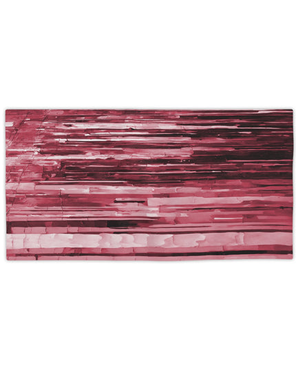 Striped Ruby Beach Towel, 24" x 44"